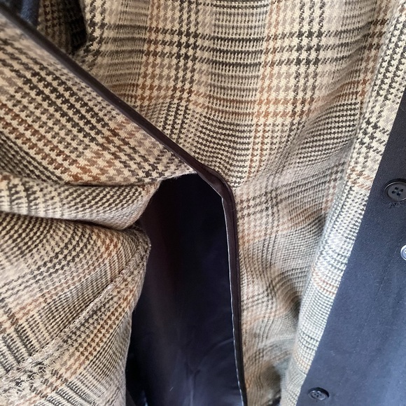 BNWT Jones NY Black Trench Coat Double Breasted Double Removable Liner - Picture 9 of 10